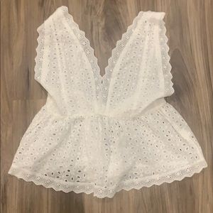 Lace tank top